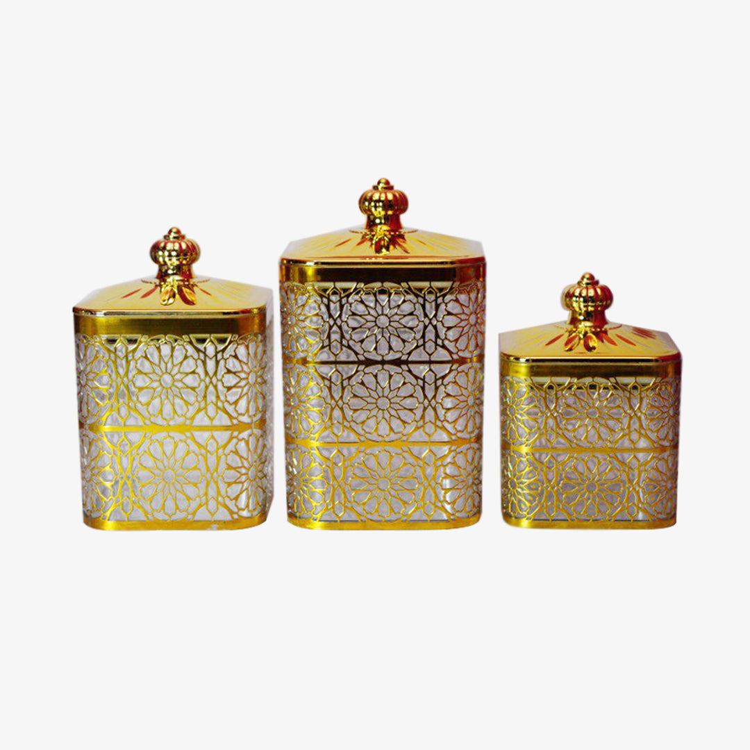 Set Canister D'Emas Royale (3-Piece Set) – Denise Deanna