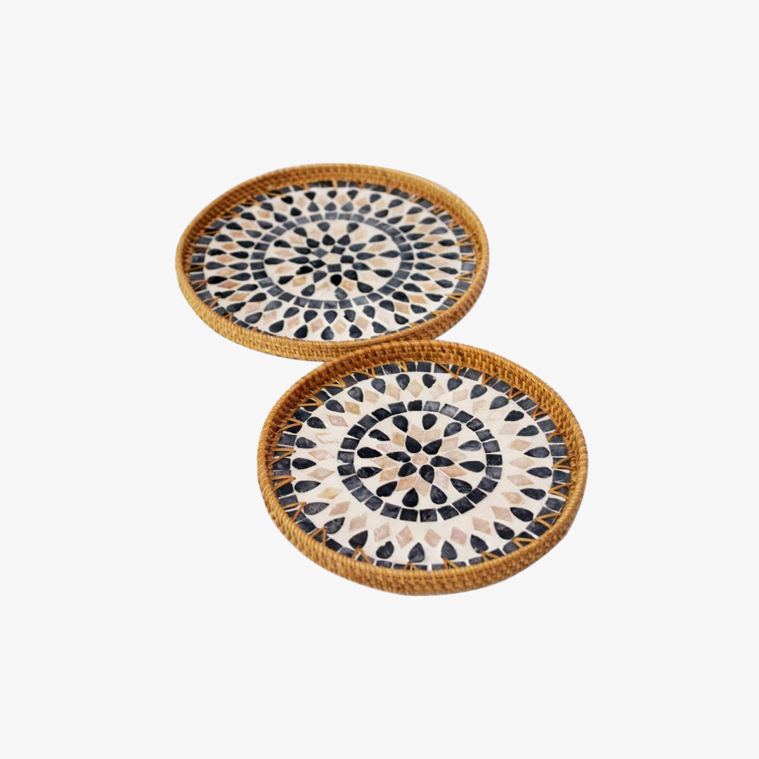 Rattan Decorative Serving Tray