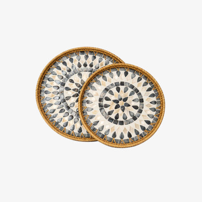 Rattan Decorative Serving Tray