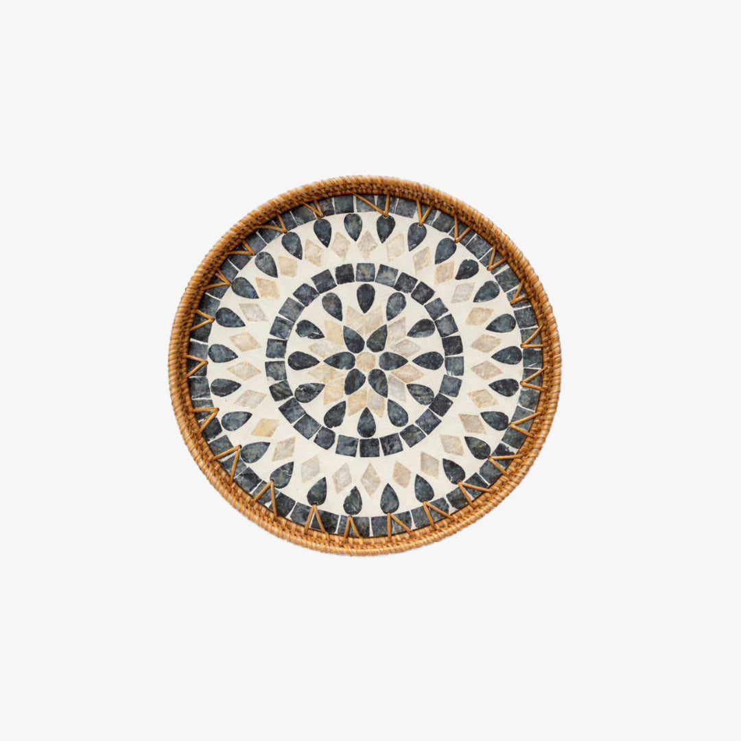 Rattan Decorative Serving Tray