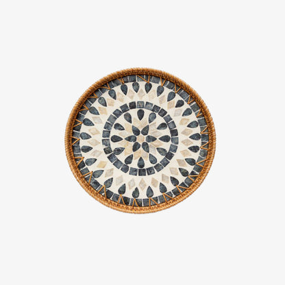 Rattan Decorative Serving Tray