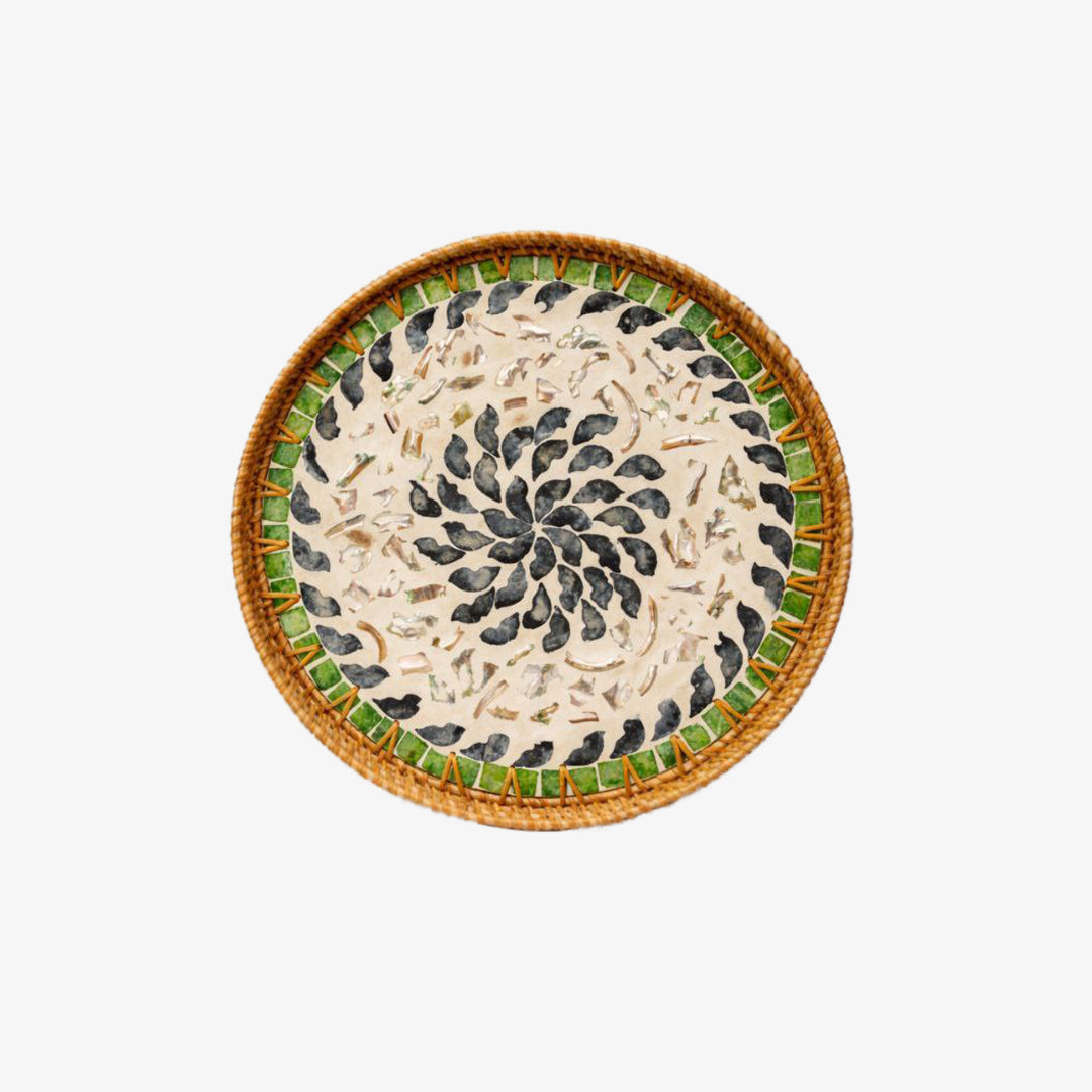 Rattan Decorative Serving Tray