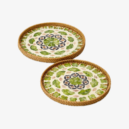Rattan Decorative Serving Tray