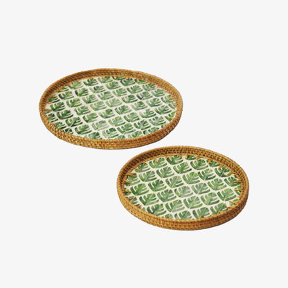 Rattan Decorative Serving Tray