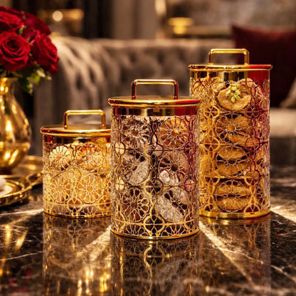 Signature Gold Canister Set