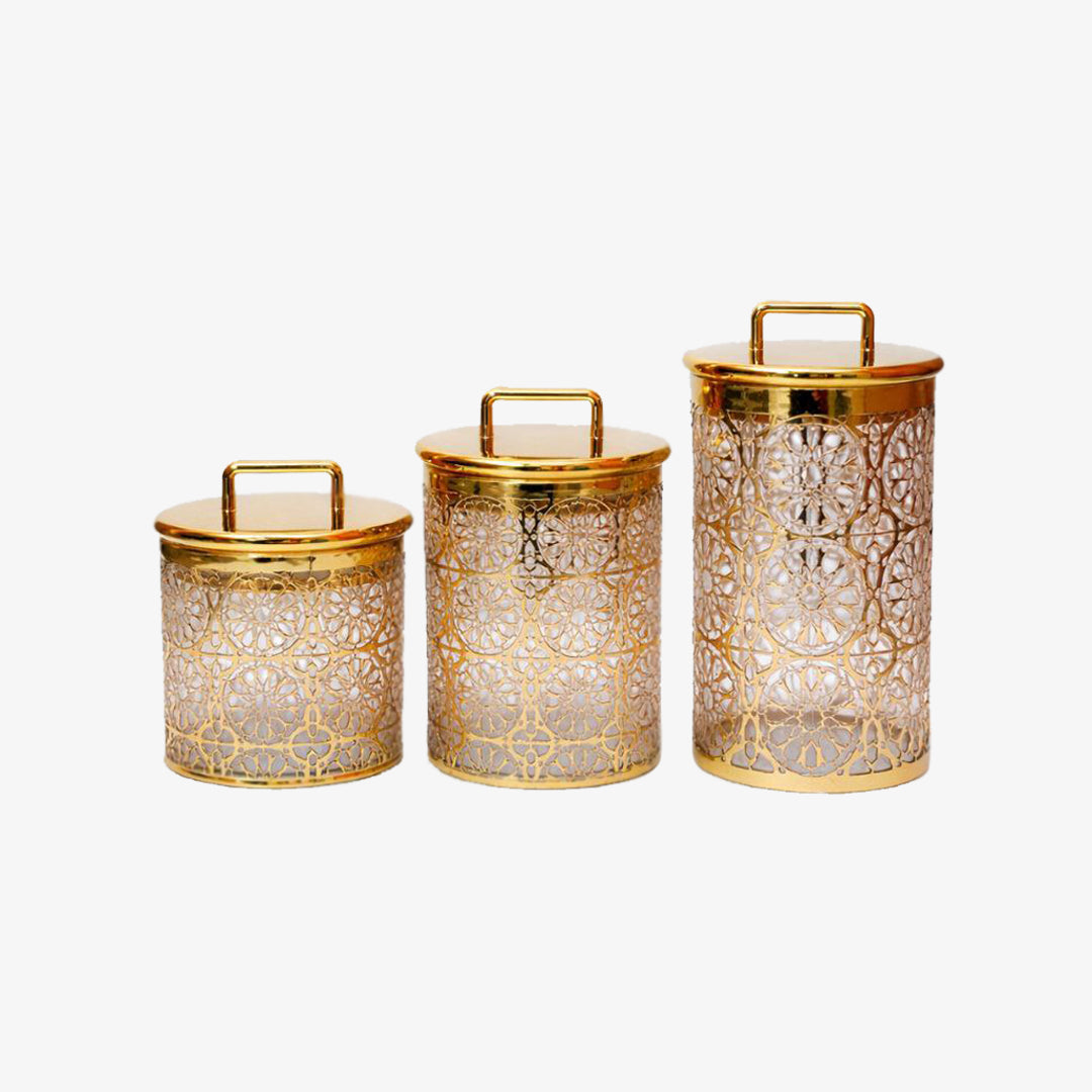 Signature Gold Canister Set